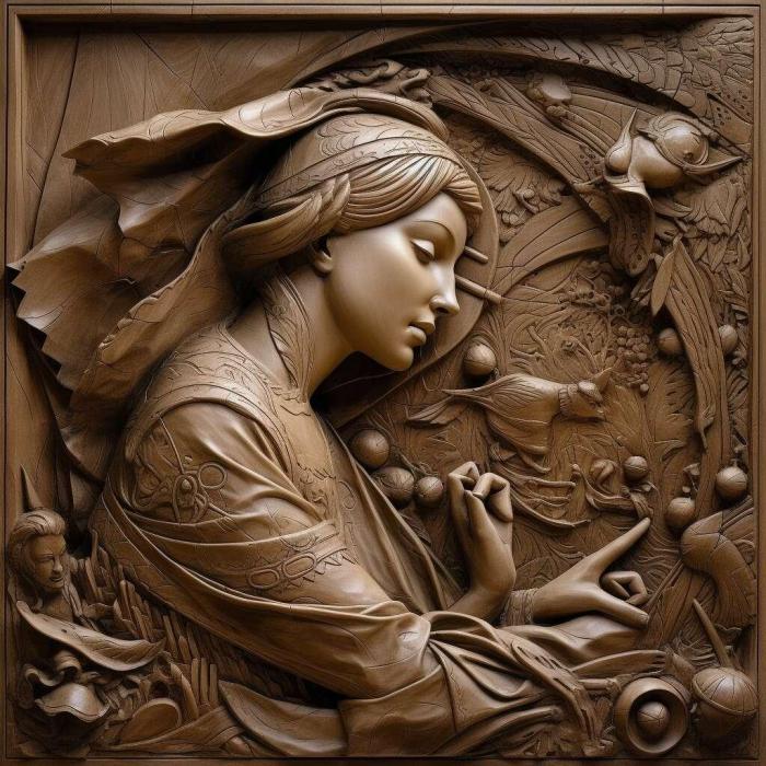 نموذج ثلاثي الأبعاد لآلة CNC 3D Art 